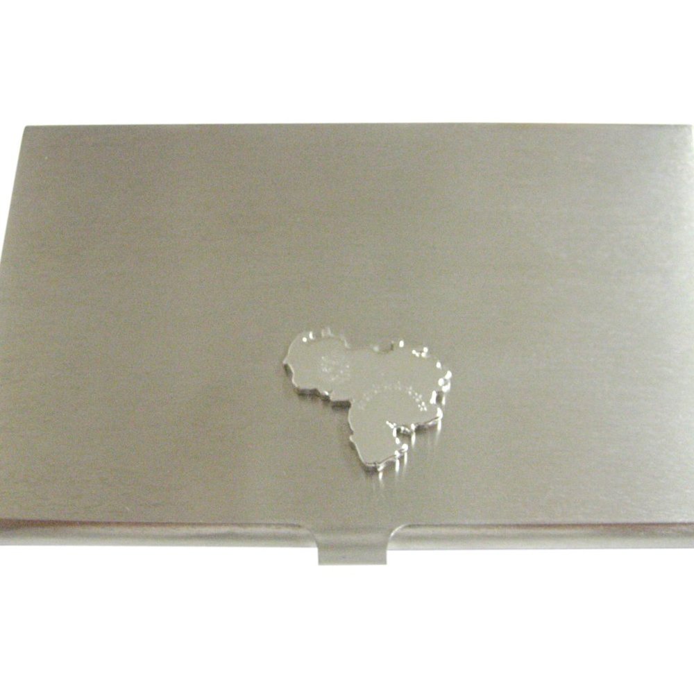 Venezuela Map Shape Business Card Holder